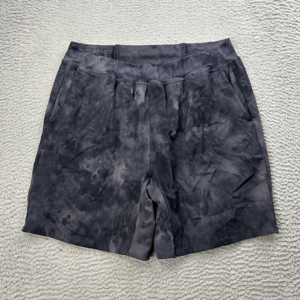 Glyder Gray Dye Shorts Athletic Mens Size Large Regular Gym Unlined